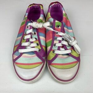 Coach Barrett Multi Stripe Sneakers Sneaker‎ Size 6.5B